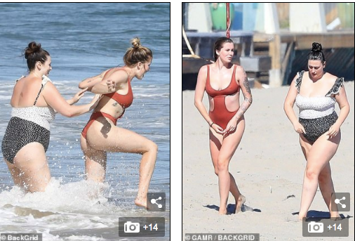 Ireland Baldwin tròn đầy, trắng nõn ở biển ảnh 3