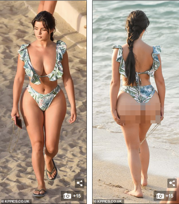 'Nữ hoàng nội y' nước Anh mặc áo tắm xẻ sâu nóng bỏng 'nghẹt thở' ảnh 6