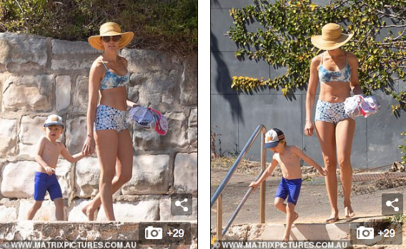 Hoa hậu hoàn vũ Úc Rachael Finch tình tứ với chồng ở biển ảnh 9