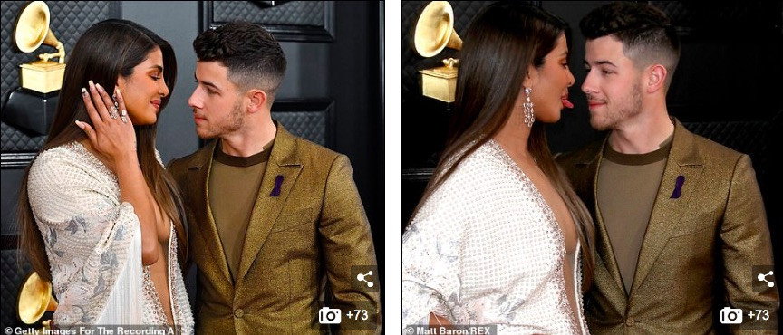 Dàn mỹ nhân diện mốt không nội y, khoe ngực đầy nóng bỏng tại Grammy 2020 ảnh 6