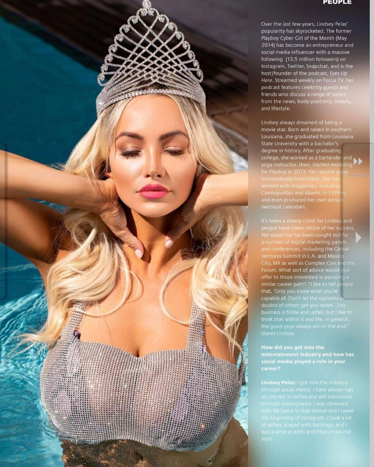 'Siêu vòng một' Lindsey Pelas khoe vóc dáng 'nảy lửa' với áo tắm ảnh 4