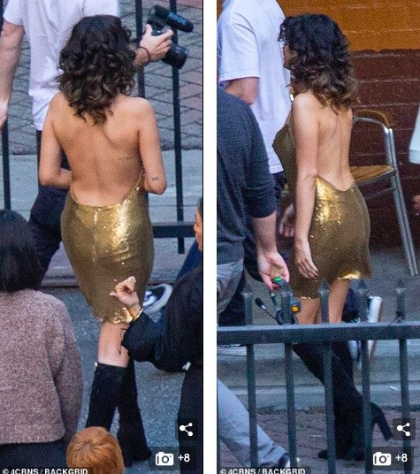 Selena Gomez mặc hở lưng táo bạo đi quay MV ảnh 4