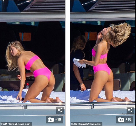 Chân dài gốc Cuba thả dáng 'bỏng mắt' với bikini trên du thuyền ảnh 5