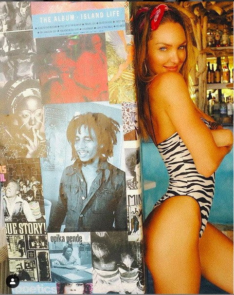 Candice Swanepoel mặc áo tắm nhảy 'bốc lửa' ảnh 1