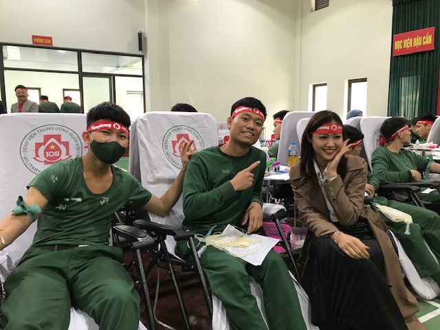 Sôi nổi Chủ nhật Đỏ tại Học viện Hậu cần ảnh 3