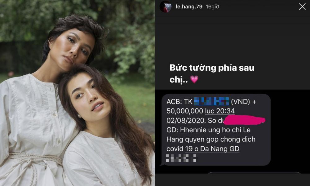 H'Hen Nie ngay lập tức hưởng ứng lời vận động của người chị thân thiết Lệ Hằng Sao Việt cùng chống COVID: Người quyên góp ủng hộ, người nghiêm chỉnh tự cách ly ảnh 3