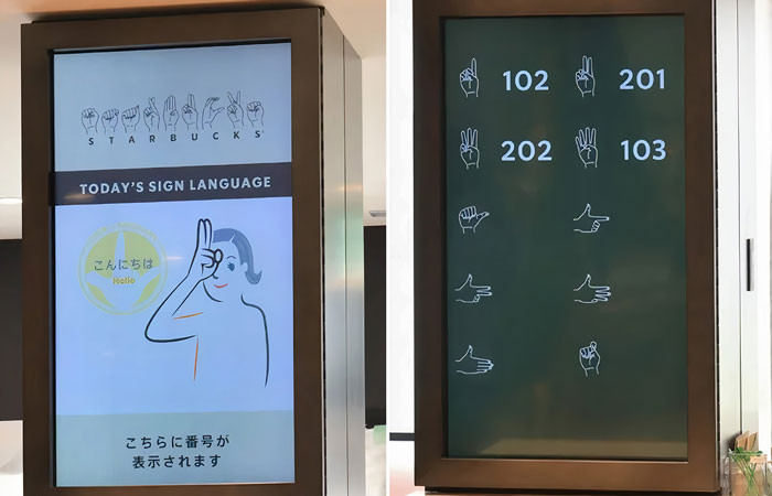 Starbucks ở Nhật Bản có cửa hàng đầu tiên dành cho người khiếm thính ảnh 7