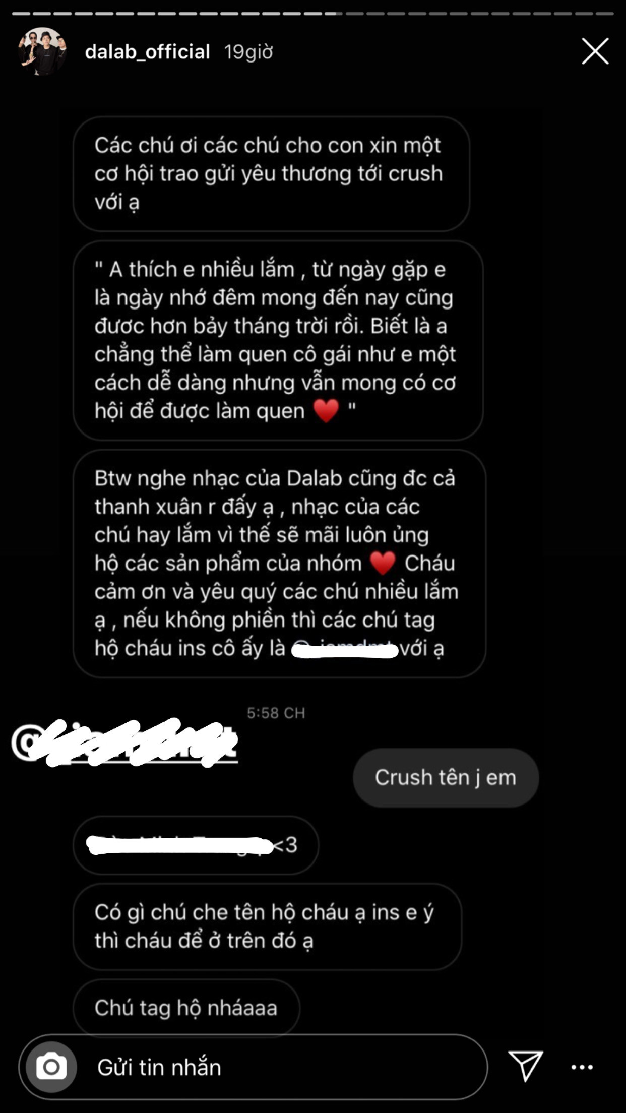 Góc gác lại âu lo: Da LAB chuyển nghề làm “bồ câu đưa thư”, gửi tình cảm của fan đến crush ảnh 2