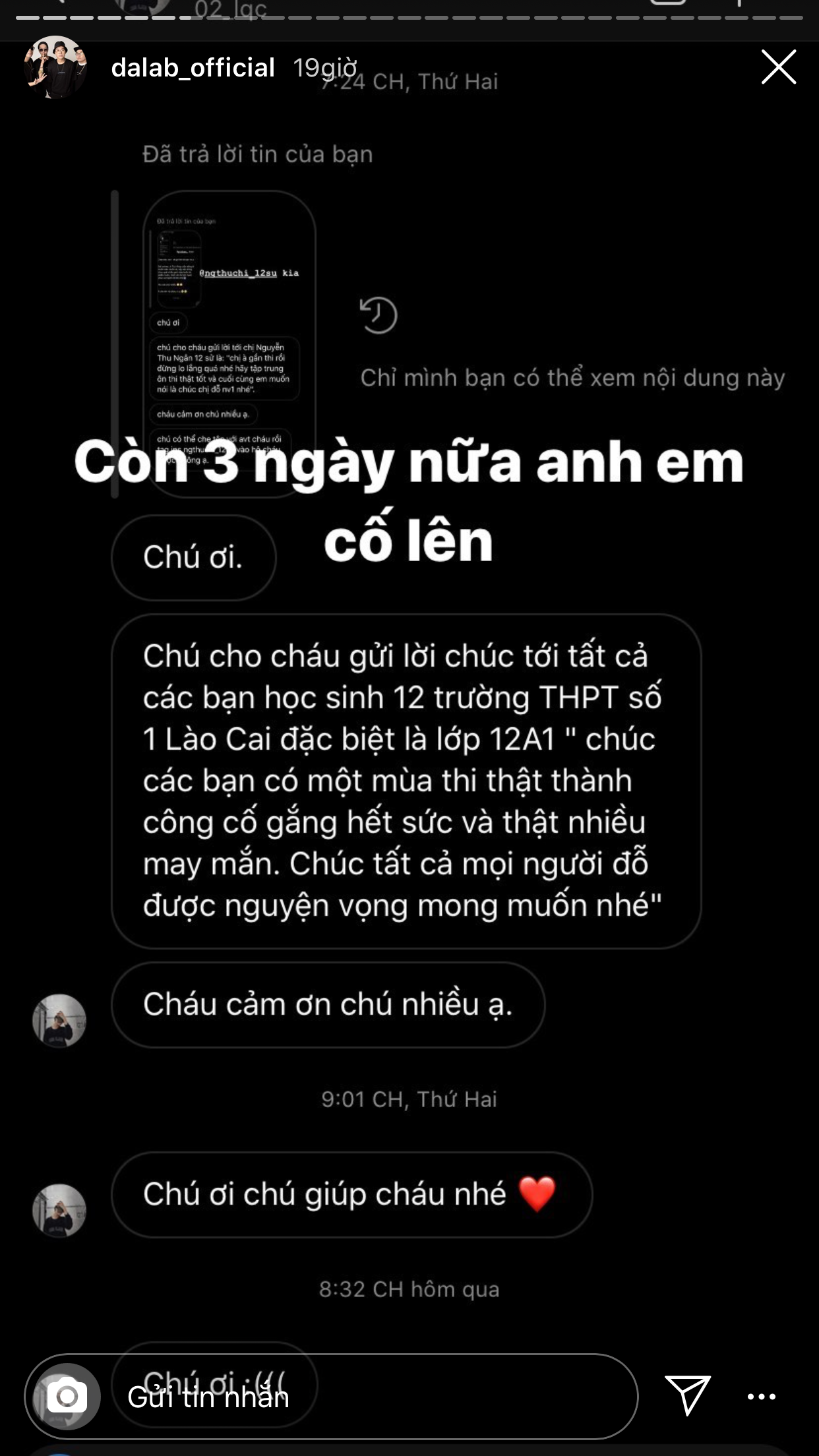 Góc gác lại âu lo: Da LAB chuyển nghề làm “bồ câu đưa thư”, gửi tình cảm của fan đến crush ảnh 4