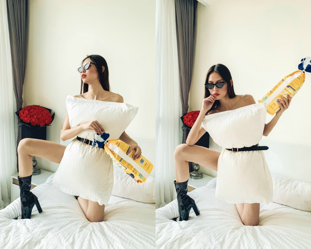 Sao Việt bắt trend “Pillow Challenge” thần tốc, thật khó để trả lời “ai thần thái hơn ai?“ ảnh 4