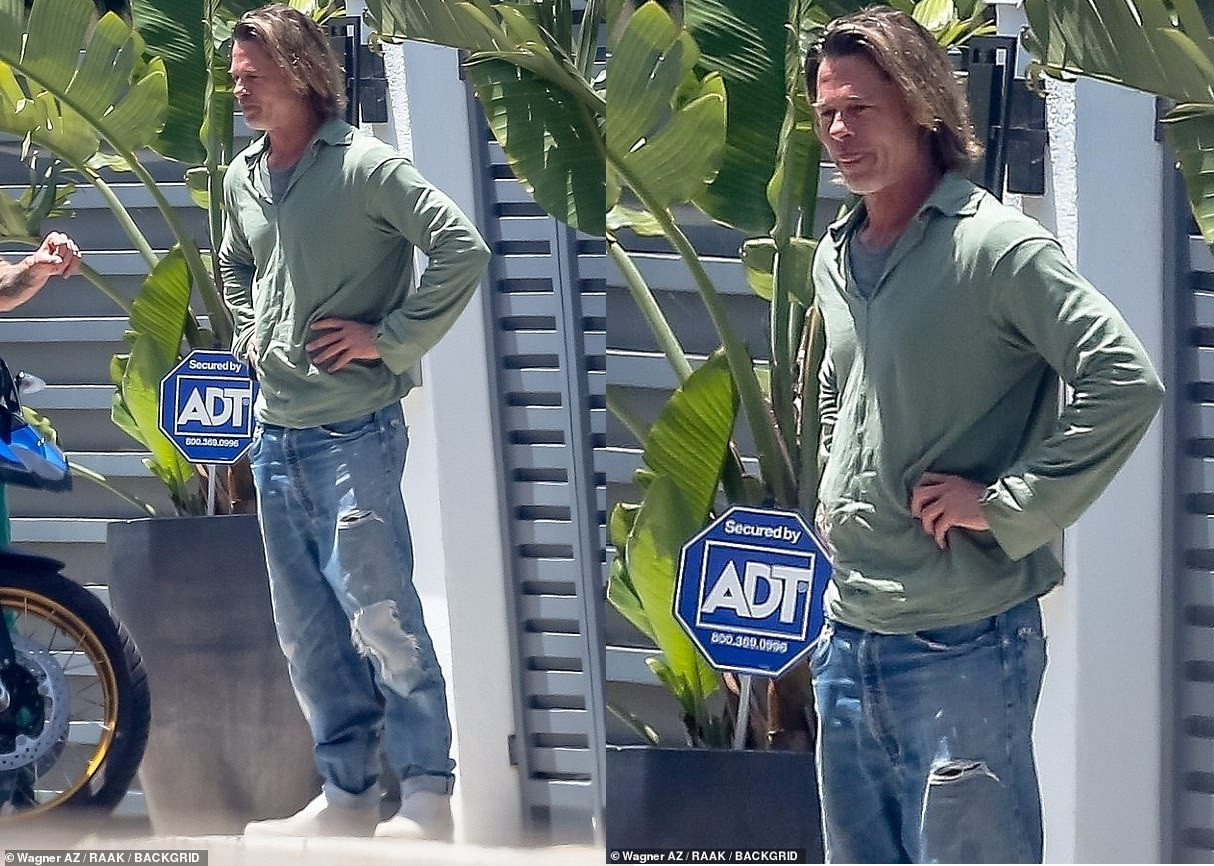 Brad Pitt trông già nua, lôi thôi sau tin đồn hẹn hò nữ phóng viên ảnh 2