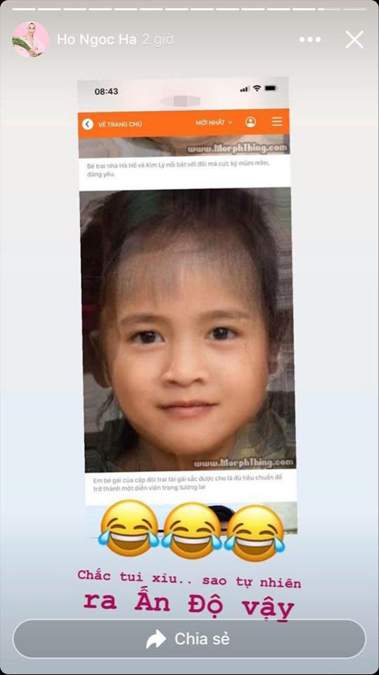 Phản ứng của Hồ Ngọc Hà và Kim Lý khi thấy ảnh con do dân mạng ghép ảnh 4