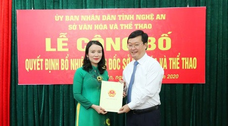 Nghệ An có tân giám đốc Sở Văn hóa và Thể thao ảnh 1
