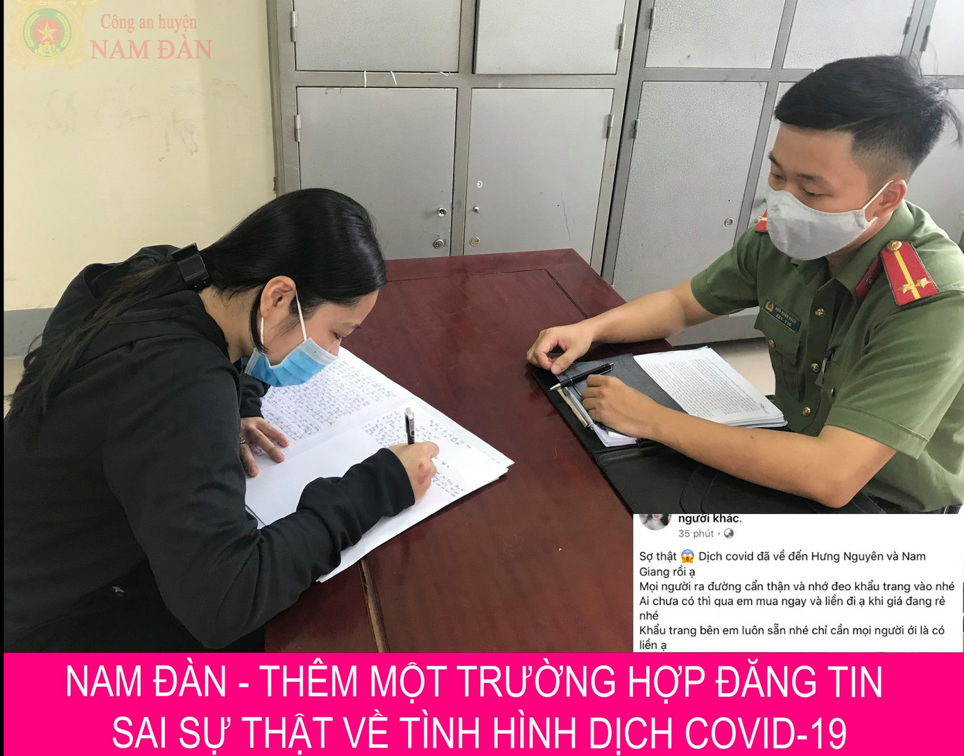 Triệu tập cô gái đăng tin thất thiệt về COVID-19 nhằm câu like bán hàng online ảnh 1