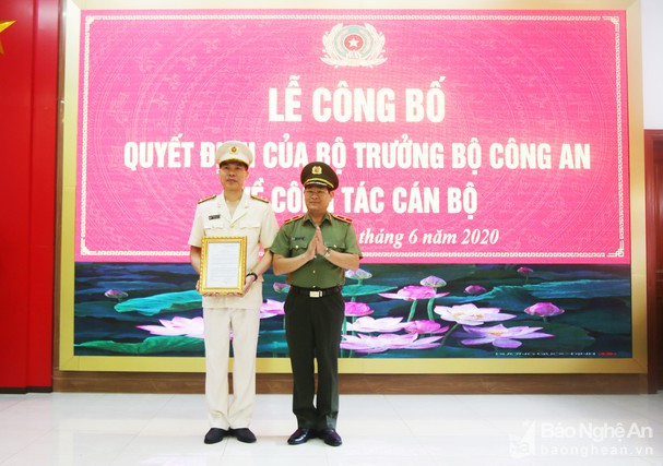 Đại tá Cao Minh Huyền làm Phó Giám đốc công an tỉnh Nghệ An ảnh 1