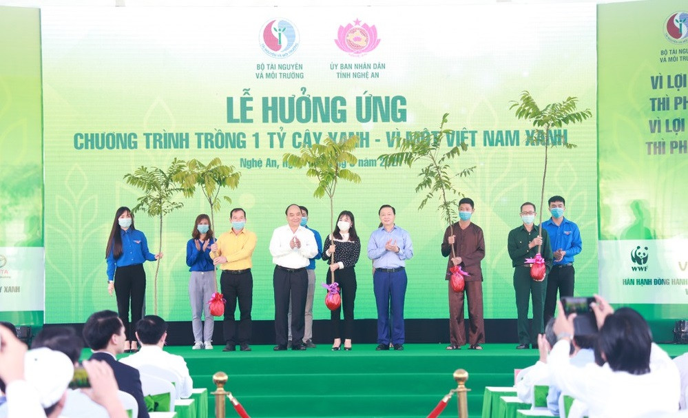 Thủ tướng dự Lễ hưởng ứng Chương trình trồng 1 tỷ cây xanh tại Nghệ An ảnh 4