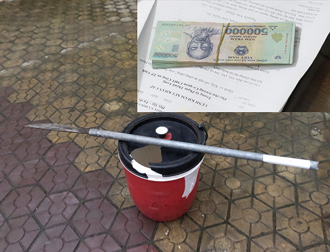 Nhóm đối tượng thu phí bảo kê trước cổng bệnh viện sa lưới ảnh 2