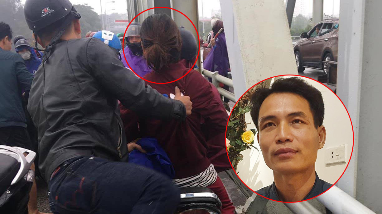 Thiếu tá quân đội lao xuống sông cứu cô gái nghi nhảy cầu tự tử ảnh 1