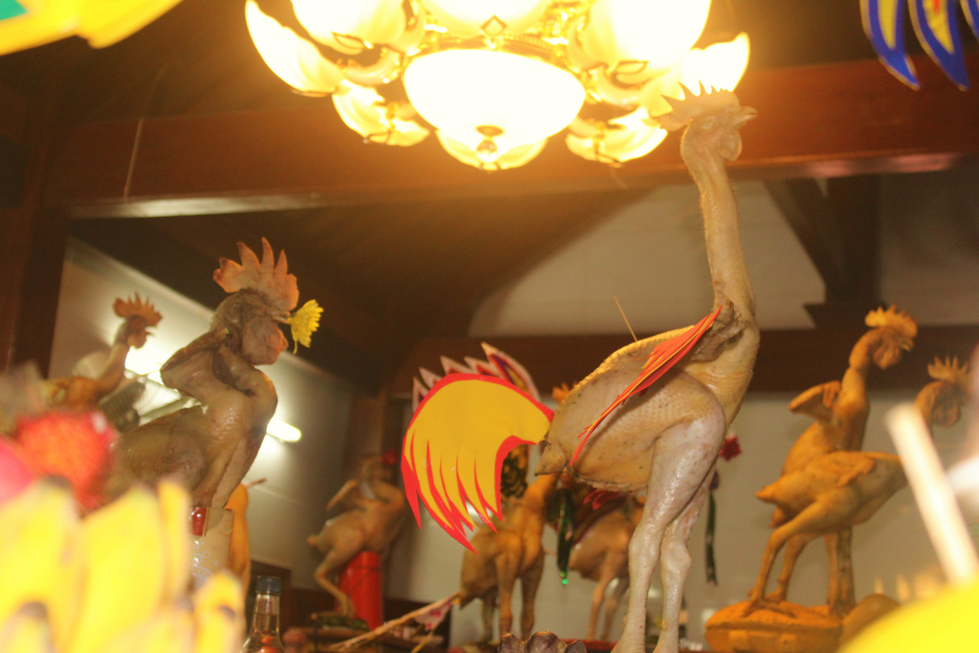 Lạ mắt xem đội gà bay trong mâm cúng rằm tháng Giêng ở Hà Tĩnh ảnh 13