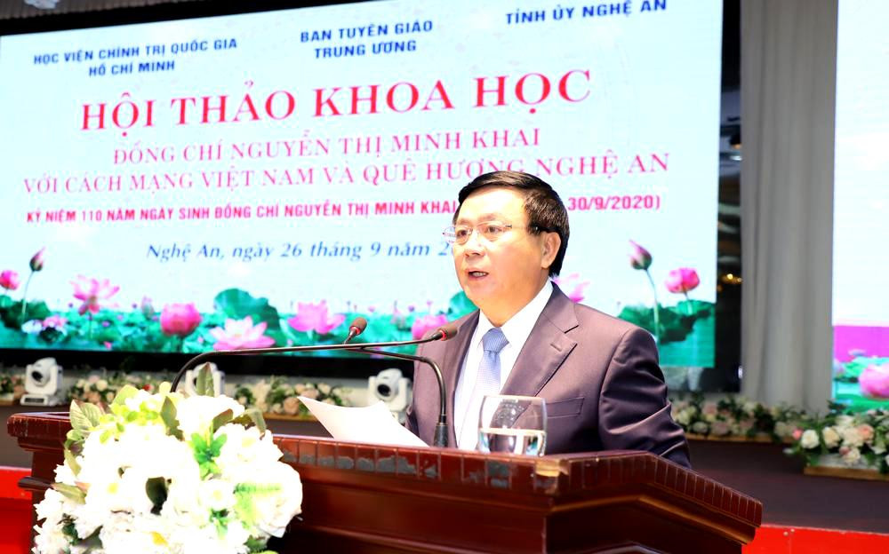 Đồng chí Nguyễn Thị Minh Khai với cách mạng và quê hương Nghệ An ảnh 3