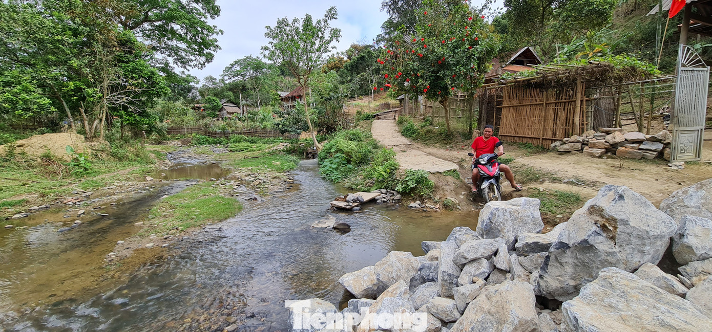 Ước mơ nhịp cầu nâng bước chân em vượt lũ đến trường ảnh 1