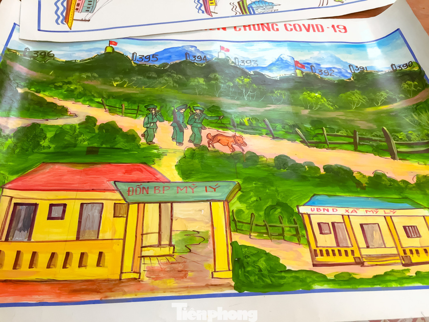 ‘Thế giới và cuộc chiến chống COVID-19’ trên nét vẽ của bộ đội biên phòng ảnh 5