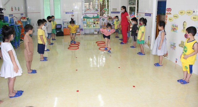 Cơ sở giáo dục mầm non ở Nghệ An được hoạt động trở lại ảnh 1