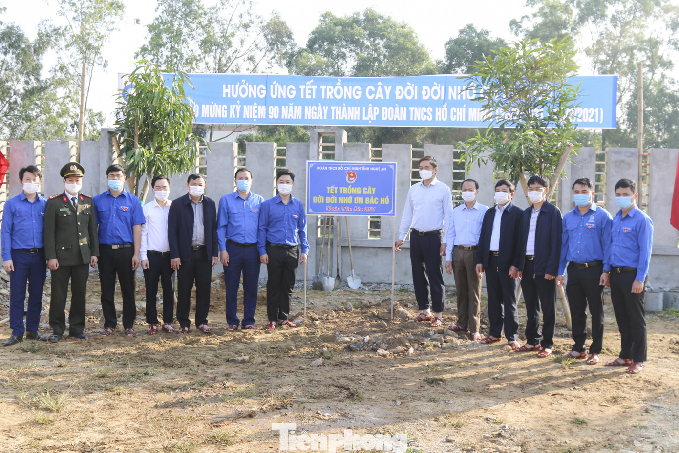 Tỉnh Đoàn Nghệ An khởi động Tháng Thanh niên và Tết trồng cây Xuân Tân Sửu 2021 ảnh 7