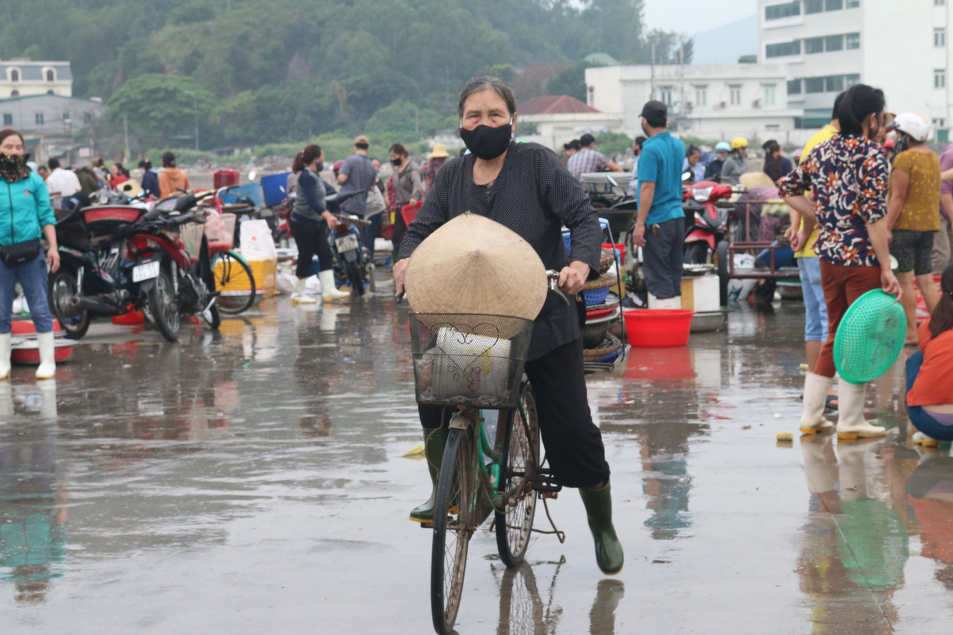 Nhịp sống nơi cảng cá bình yên mỗi chuyến thuyền về cập bến ảnh 13