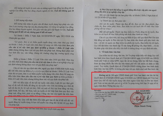 'Tuýt còi' tiêu chí tuyển giáo viên không quá 30 tuổi của TP Vinh ảnh 1