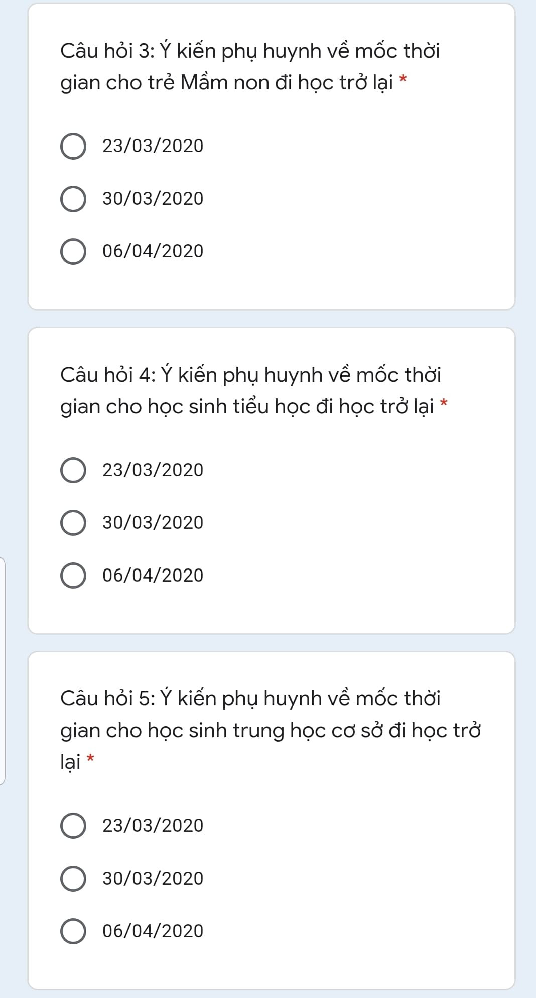Sở GD&ĐT Nghệ An khảo sát ý kiến phụ huynh thời gian học sinh trở lại trường ảnh 2