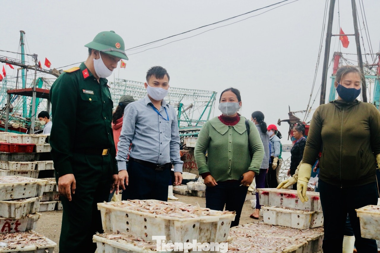 Ngư dân Nghệ An mang hàng tạ cá biển tươi đến ủng hộ khu cách ly tập trung ảnh 6