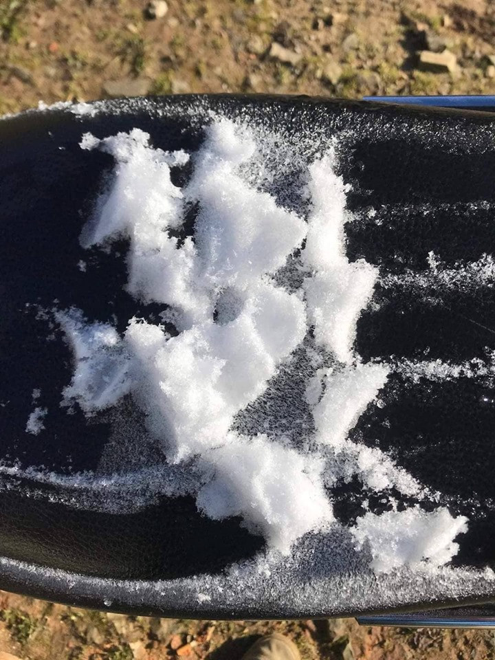 Băng giá phủ kín rừng cây bãi cỏ ở huyện biên giới Nghệ An ảnh 2