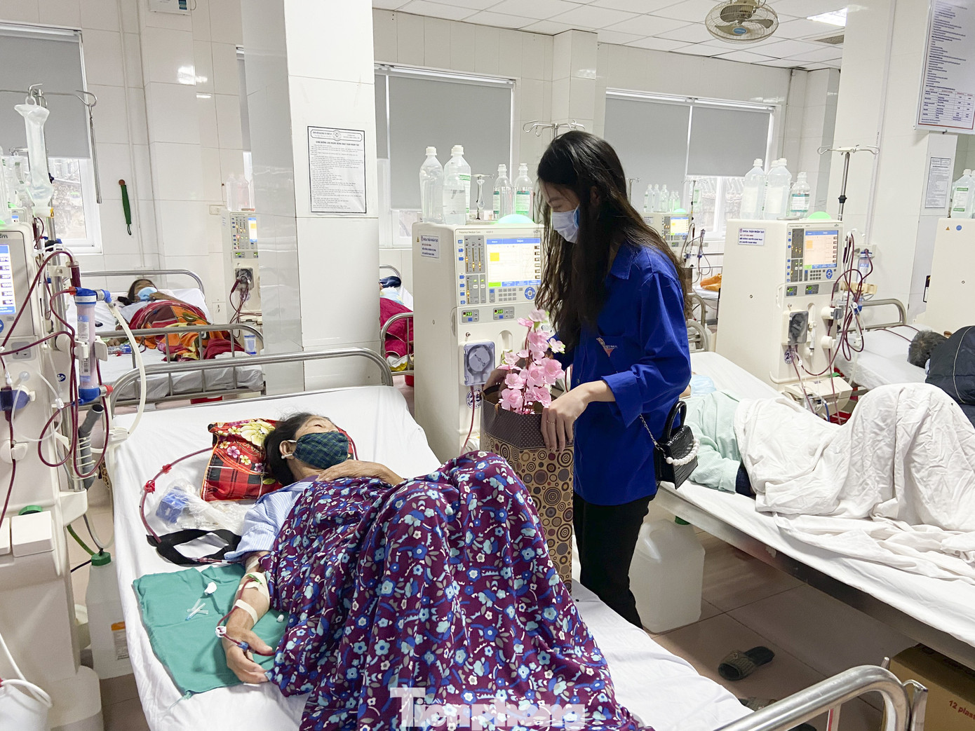 Học sinh Nghệ An mang hương vị tết đến với bệnh nhân nghèo ảnh 16