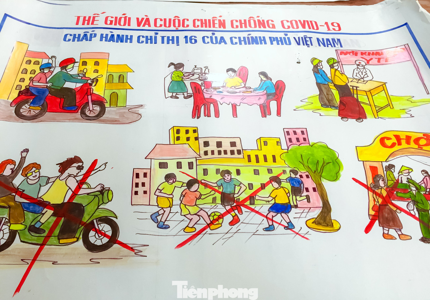 ‘Thế giới và cuộc chiến chống COVID-19’ trên nét vẽ của bộ đội biên phòng ảnh 4