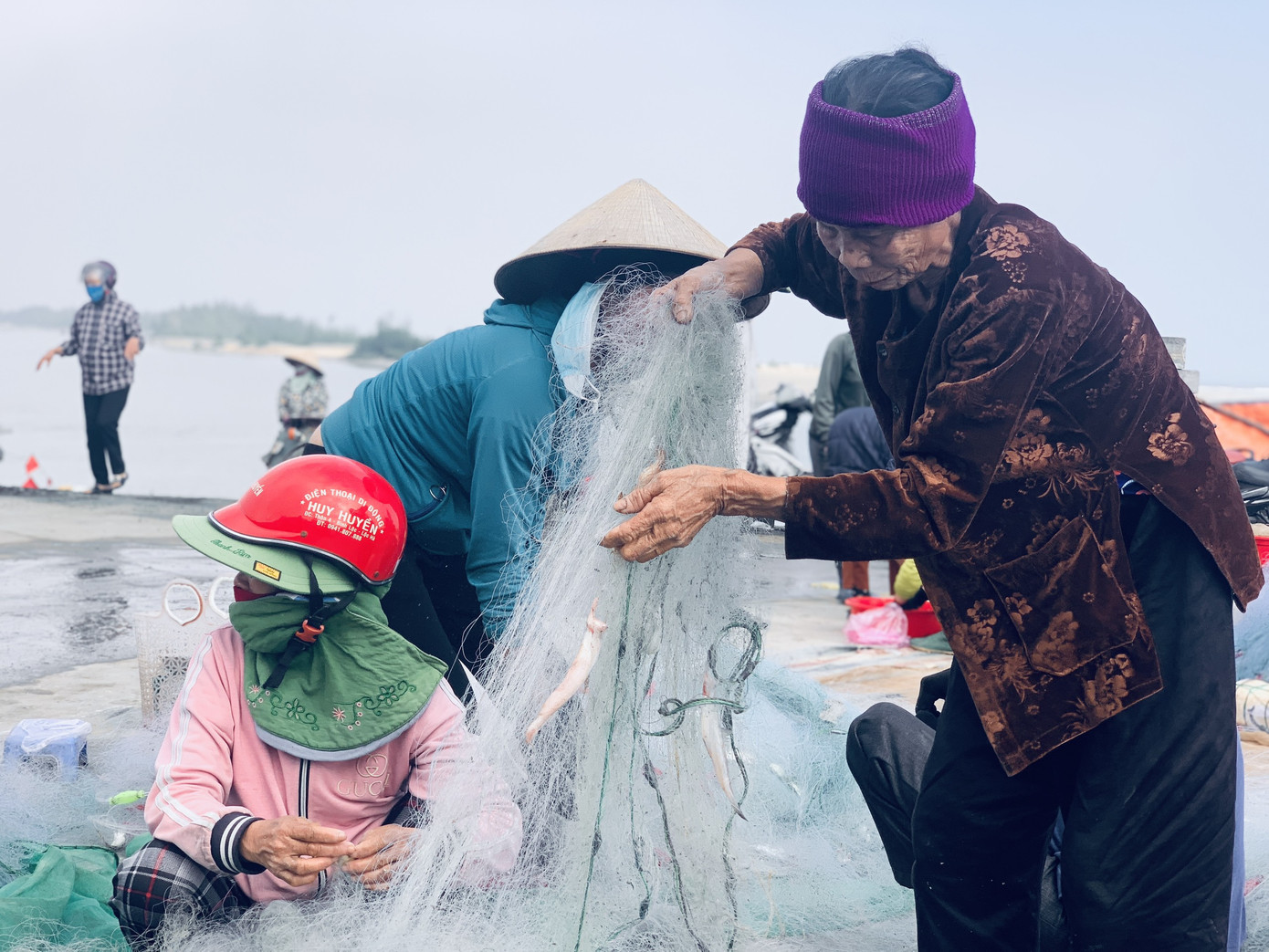 Được mùa cá cháo, ngư dân Hà Tĩnh thu tiền triệu mỗi chuyến ra khơi ảnh 11