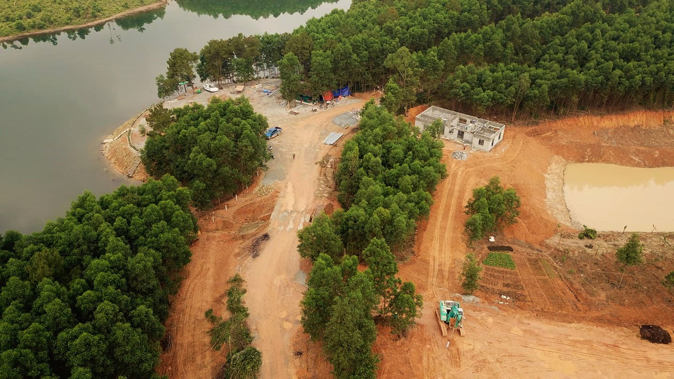 Chủ rừng tự ý xẻ đồi xây khu sinh thái 'chui' trên đất lâm nghiệp? ảnh 2