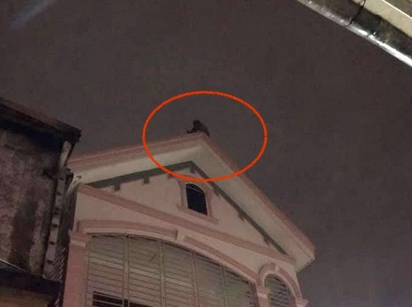 Nam thanh niên bỏ ý định tự tử sau hơn 2 giờ 'cố thủ' trên nóc nhà ảnh 2