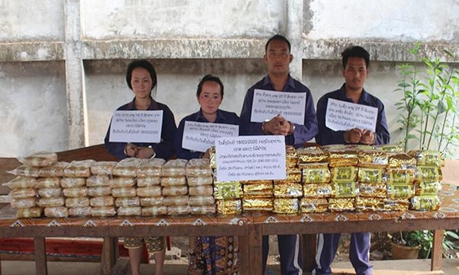 4 đối tượng vận chuyển 60kg ma tuý đá cùng hàng trăm nghìn viên ma tuý tổng hợp ảnh 1