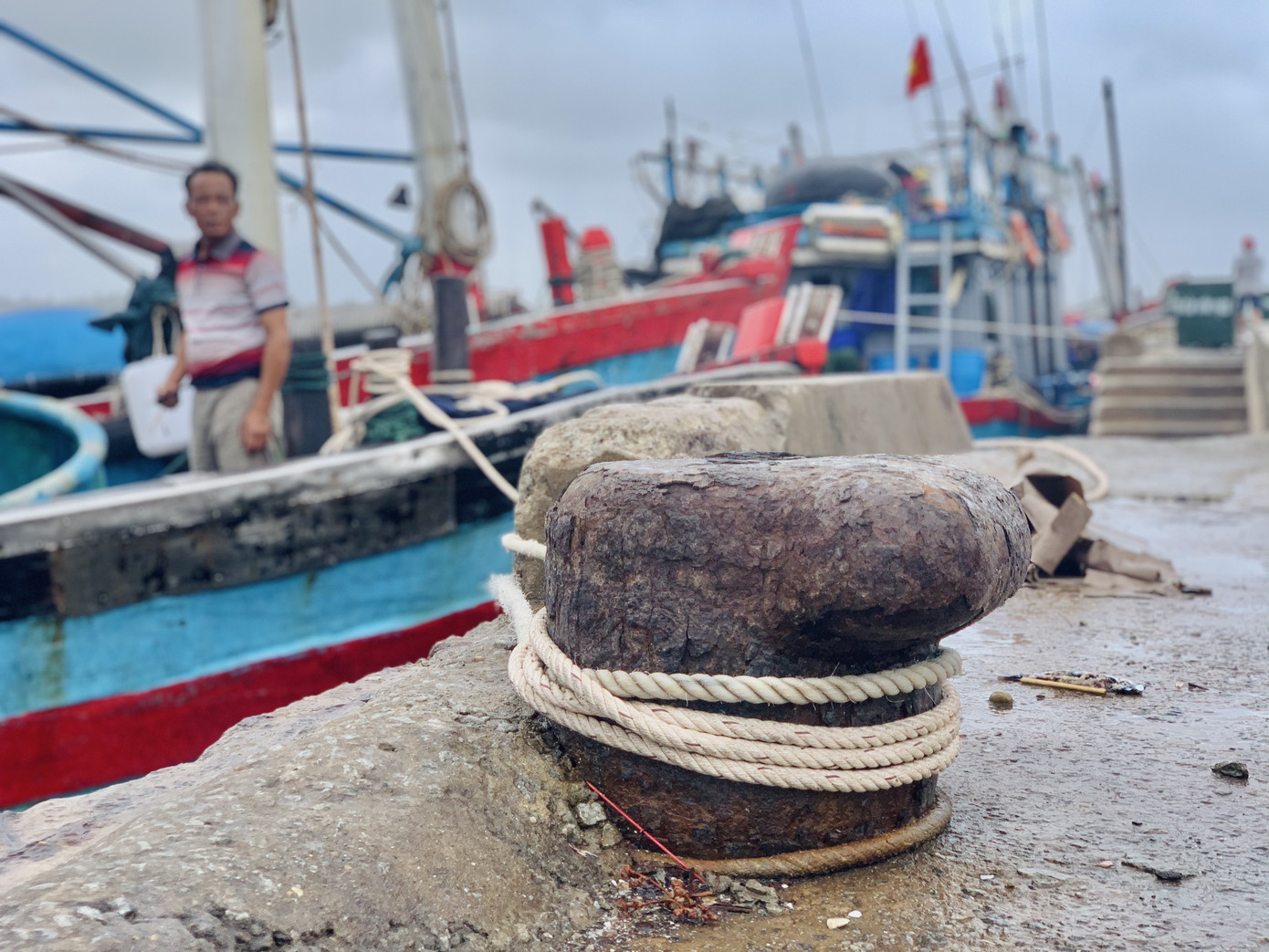 Mưa trắng trời TP Vinh ngập sâu, Hà Tĩnh cây cối gãy đổ, nhà cửa tốc mái ảnh 6