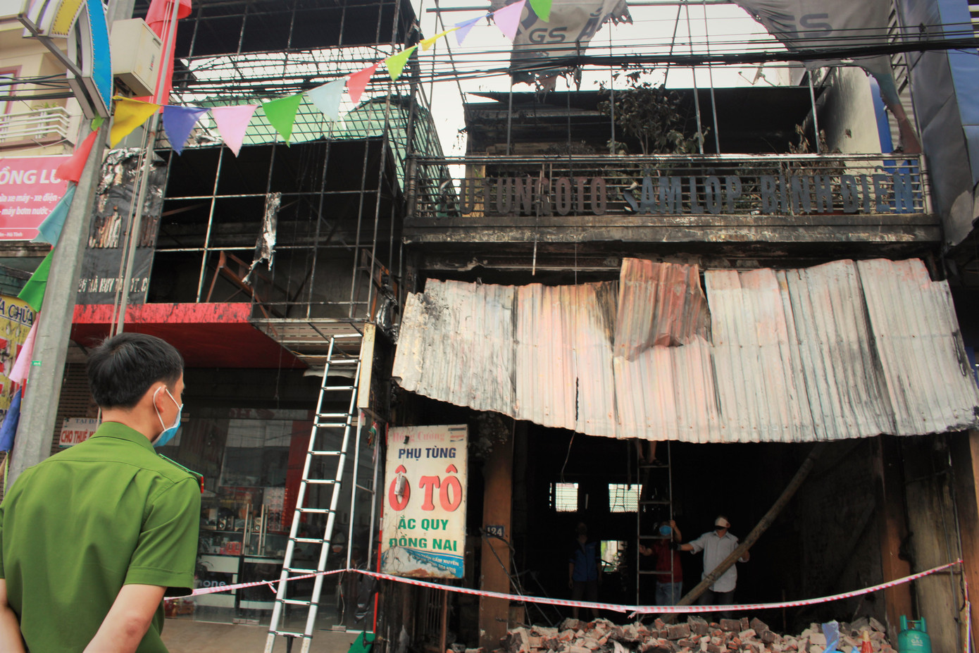 Hiện trường vụ cháy khiến hai ông cháu tử vong ở Hà Tĩnh ảnh 2