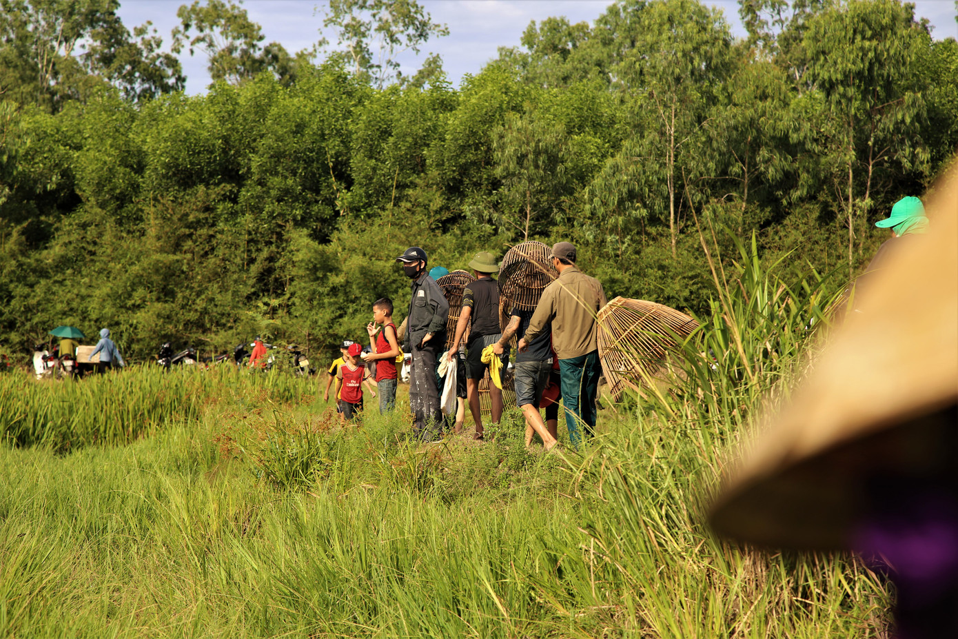 Sau tiếng hô lớn, hàng trăm người dân nhào xuống Đầm Vực bắt cá ảnh 20