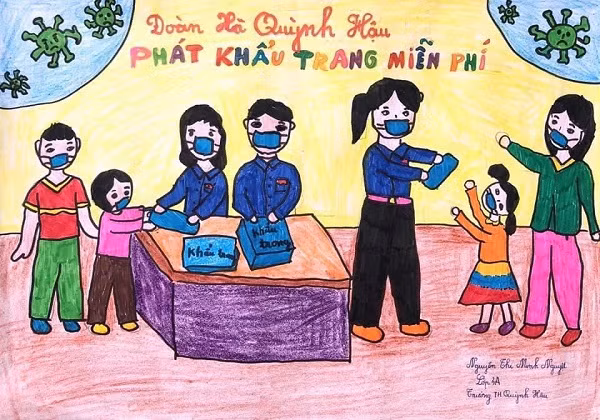 Nét vẽ thiếu nhi hồn nhiên, vui tươi 'Đoàn trong mắt em' ảnh 2