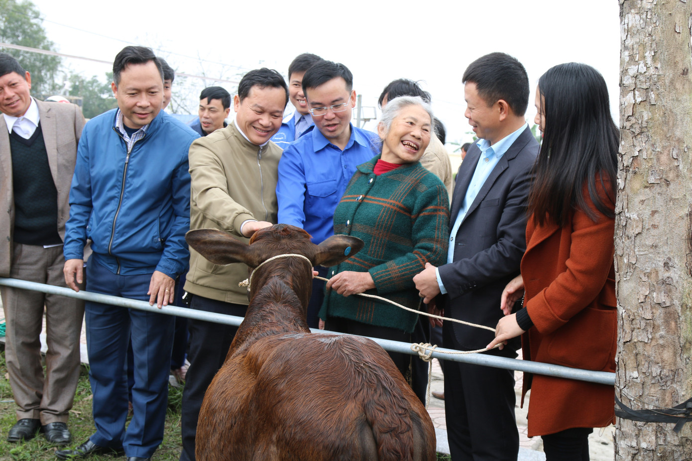 Tập đoàn Phúc Sơn, Báo Tiền Phong trao bò giống hỗ trợ bà con vùng lũ Hà Tĩnh ảnh 10