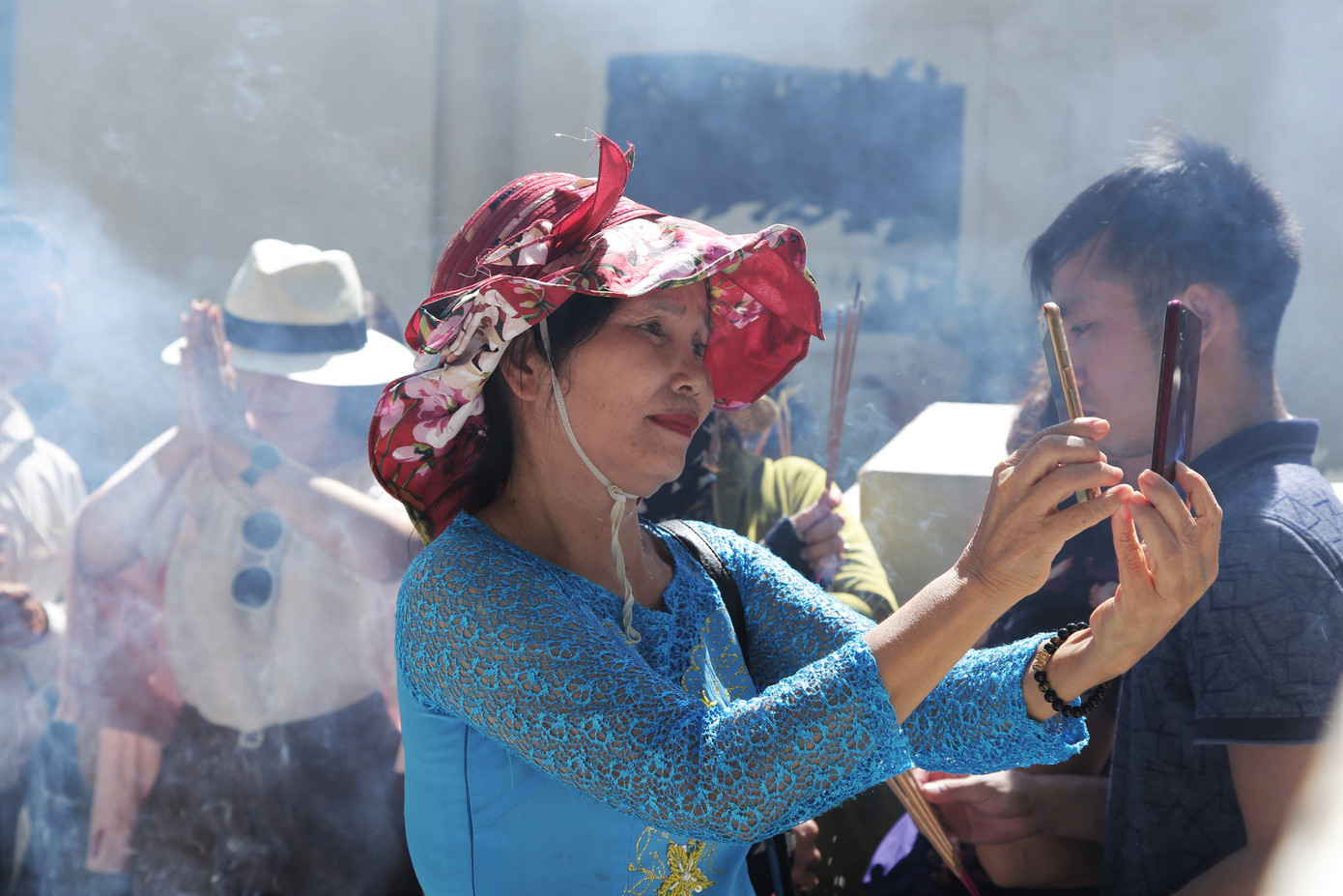 Hàng ngàn lượt khách về hành hương tại ngã ba Đồng Lộc ảnh 13