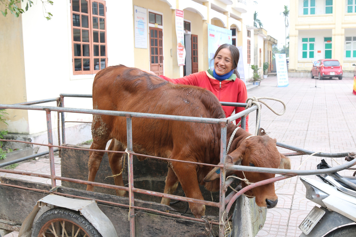 Tập đoàn Phúc Sơn, Báo Tiền Phong trao bò giống hỗ trợ bà con vùng lũ Hà Tĩnh ảnh 16