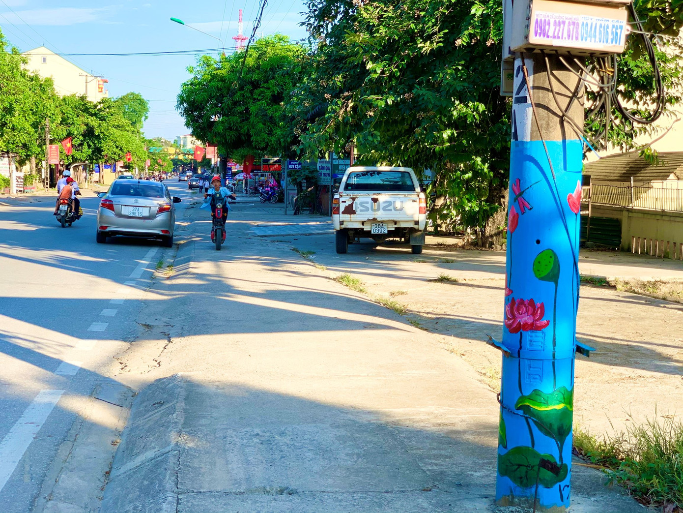 Cột điện ‘nở hoa’ giữa phố núi Hà Tĩnh ảnh 15