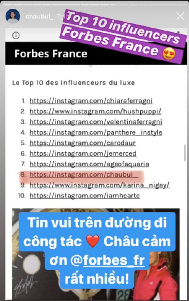 Châu Bùi lọt top 10 nhân vật có ảnh hưởng thời trang của Forbes Pháp ảnh 3