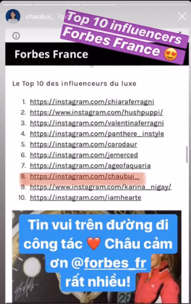 Châu Bùi lọt top 10 nhân vật có ảnh hưởng thời trang của Forbes Pháp ảnh 3