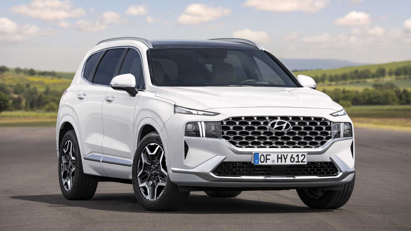 Hyundai Santa Fe 2021 chính thức lộ diện ảnh 1